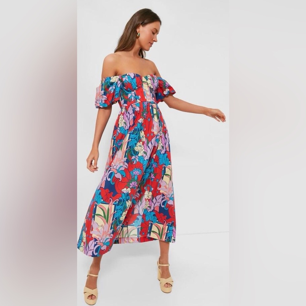 TUCKERNUCK multicolor Climbing Cosmos Valerie Dress 12 - Picture 3 of 12